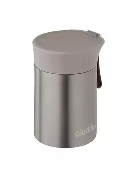 Термос для еды Aladdin Migo 0.4L cтальной (+ Антисептик-спрей для рук в подарок!)