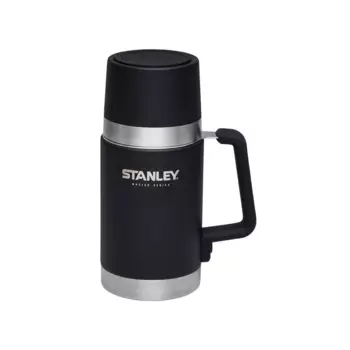 Термос для еды Stanley Master 0,7 L черный (+ Антисептик-спрей для рук в подарок!)