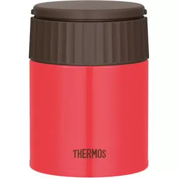 Термос для еды Thermos JBQ-400-PCH (0,4 литра), розовый (+ Антисептик-спрей для рук в подарок!)