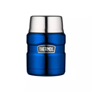 Термос для еды Thermos King SK3020-BL (0,71 литра), синий (+ Антисептик-спрей для рук в подарок!)
