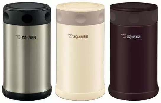 Термос для еды Zojirushi SW-FCE (0,75 литра), коричневый (+ Антисептик-спрей для рук в подарок!)