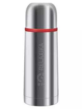 Термос Relaxika 101 (0,35 литра), стальной (+ Антисептик-спрей для рук в подарок!)