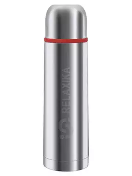 Термос Relaxika 101 (0,5 литра), стальной (+ Антисептик-спрей для рук в подарок!)