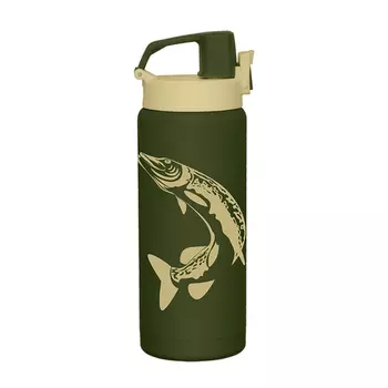 Термос (сититерм-вакуумный) Арктика (0,5 литра), щука (+ Антисептик-спрей для рук в подарок!)