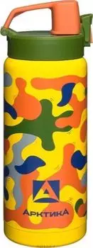 Термос (сититерм-вакуумный) Арктика (0,5 литра), желтый камуфляж (+ Антисептик-спрей для рук в подарок!)