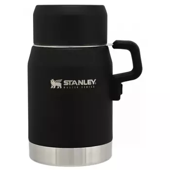 Термос Stanley Master для еды 0,5L Черный (+ Антисептик-спрей для рук в подарок!)