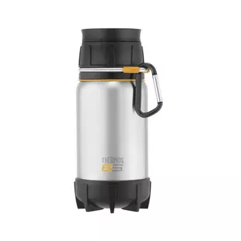 Термос Thermos Element 5 Travel Tumbler, 0.47 л (объем 0,47, нержавеющая сталь, тепло до 6ч, холод до 8ч, карабин, ударопрочный нескользящий пластик) (+ Антисептик-спрей для рук в подарок!)