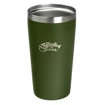 Tramp термостакан металлический TRC-102 450 мл (оливковый) (+ Антисептик-спрей для рук в подарок!)