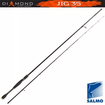 Удилище спиннинговое Salmo Diamond JIG 35 2.70 (+ Упаковка виброхвостов в подарок!)