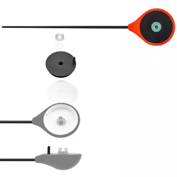 Удочка-балалайка зимняя Salmo HANDY ICE ROD 24см красная