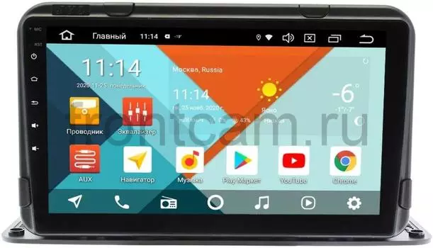 Универсальная магнитола 2 DIN 9 дюймов Wide Media KS9191QM-2/32 DSP CarPlay 4G-SIM Android 10 для установки на торпедо (+ Камера заднего вида в подарок!)