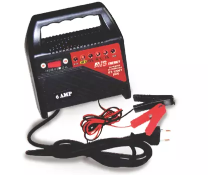 Устройство зарядное универсальное АКБ AVS Energy BT-1206T (6/12В, 6А) (+ Антисептик-спрей для рук в подарок!)