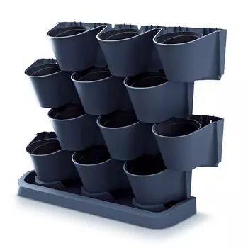 Вертикальный сад Prosperplast CASCADE GARDEN IO2W600S-S433 чёрный