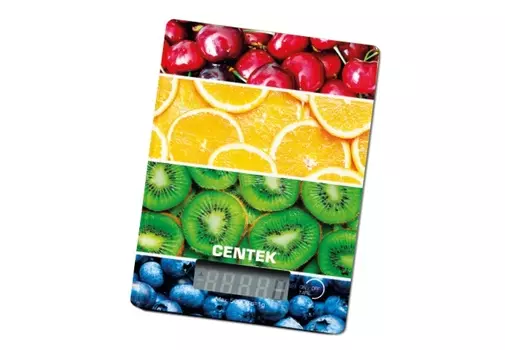 Весы кухонные электронные Centek CT-2459 стеклянные, LCD, max 5кг, шаг 1г
