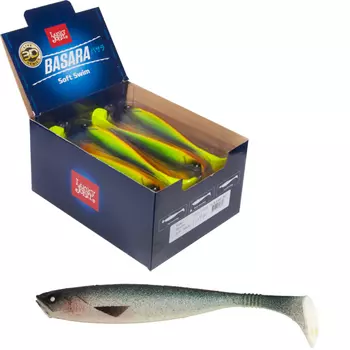 Виброхвосты LJ 3D Series BASARA SOFT SWIM 7,5in (19,05)/PG07 16шт. BIGBOX