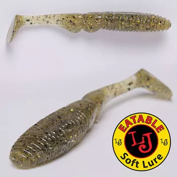 Виброхвосты съедобные LJ Pro Series MISTER GREEDY 3.9in (09.90)/S01 5шт.