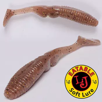 Виброхвосты съедобные LJ Pro Series MISTER GREEDY 3.9in (09.90)/S07 5шт.