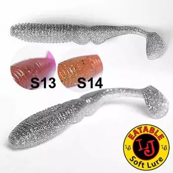 Виброхвосты съедобные LJ Pro Series MISTER GREEDY 3.9in (09.90)/S14 5шт.