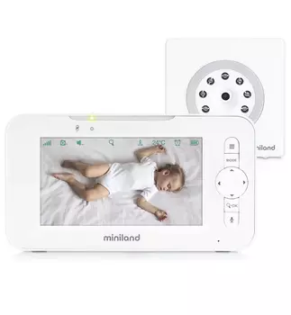 Видеоняня Miniland Digimonitor 5'' (+ Защитный чехол СМЕШАРИКИ в подарок!)