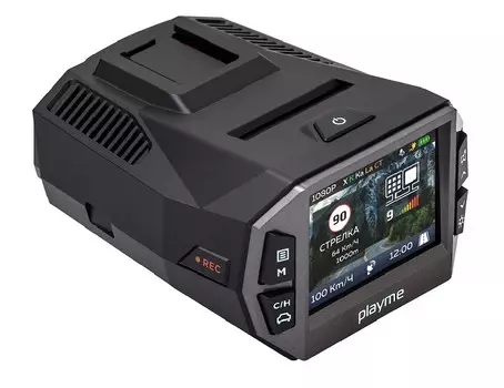 Видеорегистратор с радар-детектором Playme P600 (+ Антисептик-спрей для рук в подарок!)