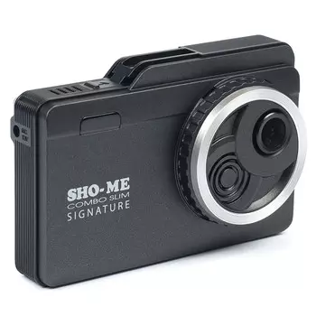 Видеорегистратор с радар-детектором SHO-ME Combo Slim Signature (+ Разветвитель в подарок!)