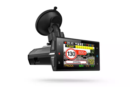 Видеорегистратор с радар-детектором SilverStone F1 HYBRID S-BOT (+ Антисептик-спрей для рук в подарок!)