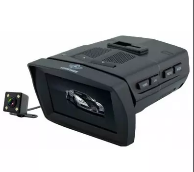 Видеорегистратор с радар-детектором Stonelock MERU (+ Антисептик-спрей для рук в подарок!)