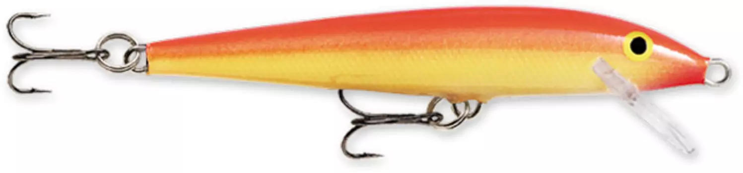 Воблер плавающий Rapala Original Floater F13-GFR (1,2м-1,8м, 13 см 7 гр)