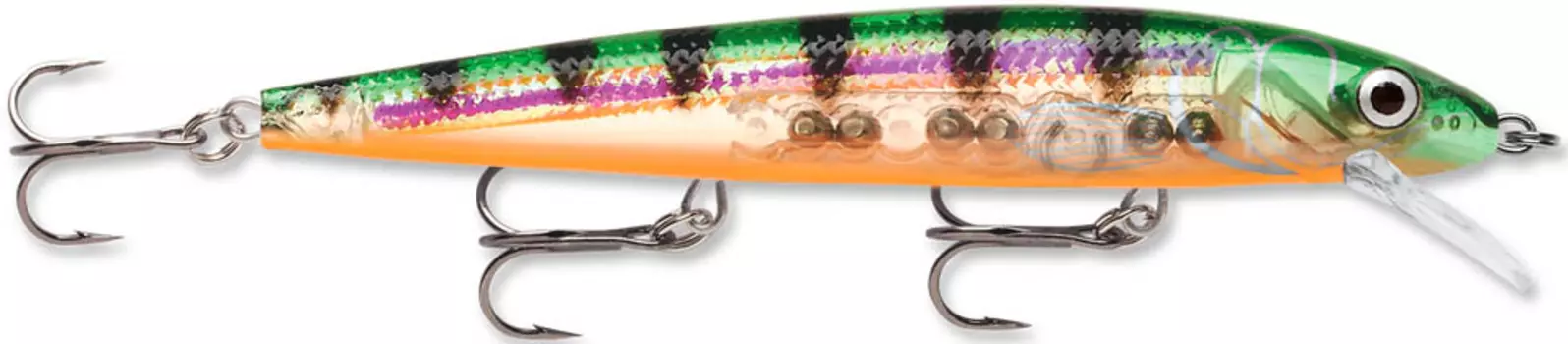 Воблер суспендер Rapala Husky Jerk HJ08-GP (1,2м-1,8м, 8 см 6 гр)