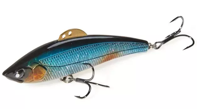 Воблер тонущ. вертикал. Lucky John BASARA VIB S 80.00/124