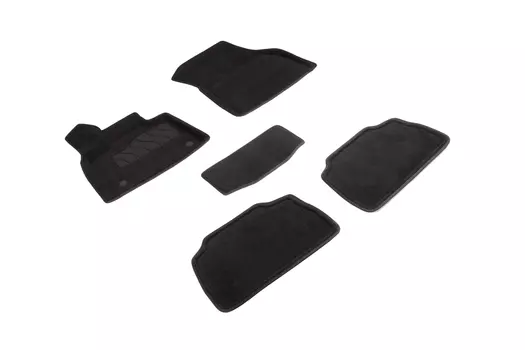 Ворсовые 3D коврики в салон Seintex для BMW X6 G-06 2019-н.в. (черные)