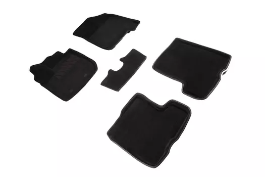 Ворсовые 3D коврики в салон Seintex для LADA X-Ray TOP Prestige 2016-н.в. (черные)