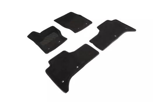 Ворсовые 3D коврики в салон Seintex для Land Rover RR IV Rest 2017-н.в. (черные)