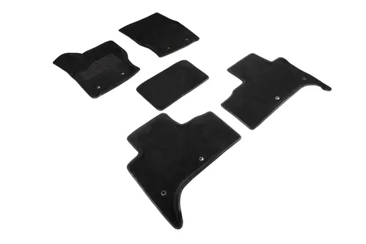 Ворсовые 3D коврики в салон Seintex для Land Rover RR SPORT II Rest 2017-н.в. (черные, 93040)