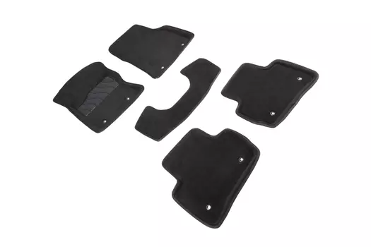 Ворсовые 3D коврики в салон Seintex для Land Rover RR Velar 2017-н.в. (черные)