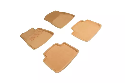 Ворсовые 3D коврики в салон Seintex для Lexus GS III (300) 2008-2012 (бежевые)