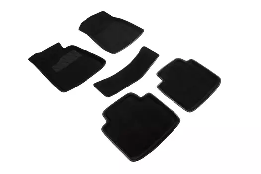 Ворсовые 3D коврики в салон Seintex для Lexus GS III (300) 2008-2012 (черные)