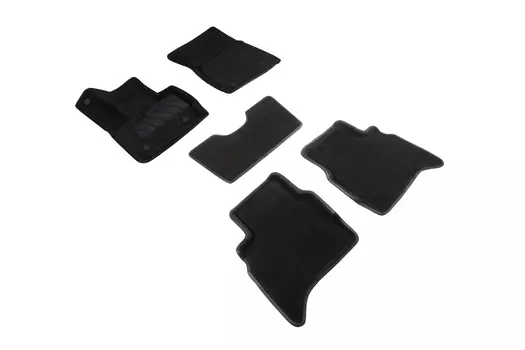 Ворсовые 3D коврики в салон Seintex для Mercedes-Benz G-CLASS III W463 2018-н.в. (черные)