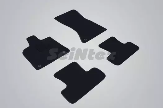 Ворсовые LUX коврики в салон Seintex для Audi Q5 2008-2015 (черные, 82769)