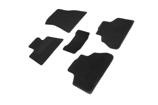 Ворсовые LUX коврики в салон Seintex для BMW X5 G-05 2018-н.в. (черные, 90319)