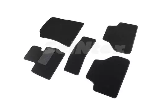 Ворсовые LUX коврики в салон Seintex для BMW X-4 F-26 2014-н.в. (черные, 87536)