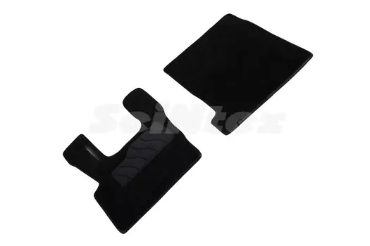 Ворсовые LUX коврики в салон Seintex для DAF 95 XF 1997-2014 (черные, 85649)