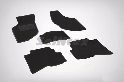 Ворсовые LUX коврики в салон Seintex для Great Wall Hover 2005-н.в. (черные, 83148)