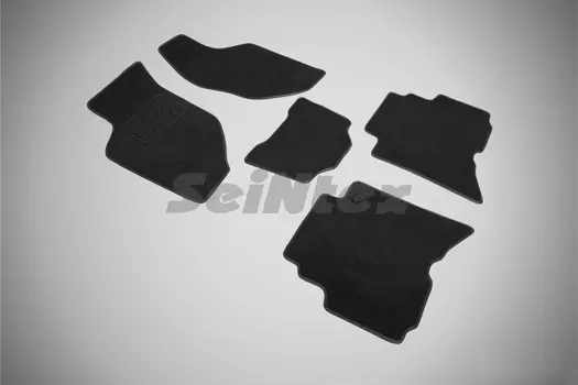 Ворсовые LUX коврики в салон Seintex для Great Wall Hover H5 2010-н.в. (черные, 83380)