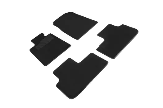 Ворсовые LUX коврики в салон Seintex для Haval F7 2019-н.в. (черные, 92698)