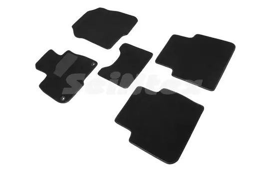 Ворсовые LUX коврики в салон Seintex для Honda CR-V V 2016-н.в. (черные, 89611)