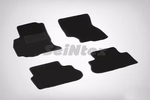 Ворсовые LUX коврики в салон Seintex для Infiniti FX35 FX45 2007-2014 (черные, 82757)