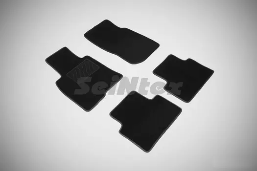 Ворсовые LUX коврики в салон Seintex для Infiniti G35 (G25, G20) 2002-2014 (черные, 82758)