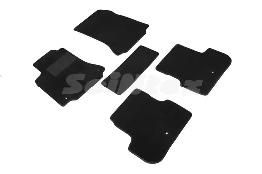 Ворсовые LUX коврики в салон Seintex для Infiniti Q30(QX30) 2015-н.в. (черные, 89615)