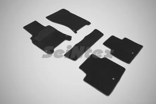 Ворсовые LUX коврики в салон Seintex для Infiniti Q70 (M37) 2010-н.в. (черные, 86338)